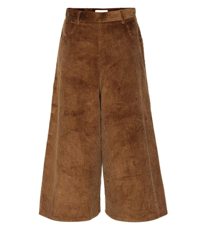 Shop See By Chloé Corduroy Culottes In Brown