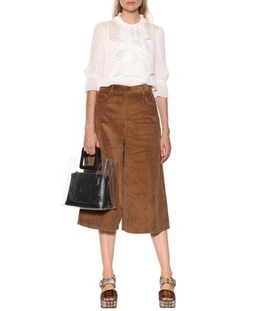 Shop See By Chloé Corduroy Culottes In Brown