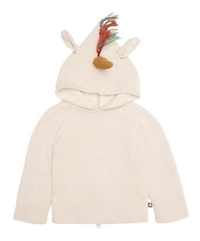 Shop Oeuf Nyc Unicorn Reversible Sweater 3-6 Years In Pink