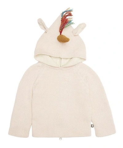 Shop Oeuf Nyc Unicorn Reversible Sweater 6 Months-3 Years In Pink