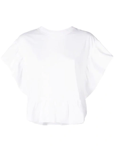 Shop See By Chloé Ruffle Trim Top - White