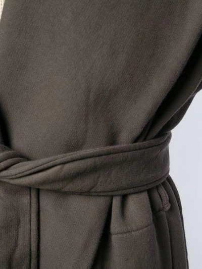 Shop Rick Owens Drkshdw Long Cardi-coat - Grey