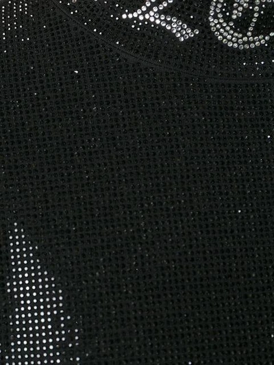 Shop Philipp Plein Crystal-embellished Dress - Black