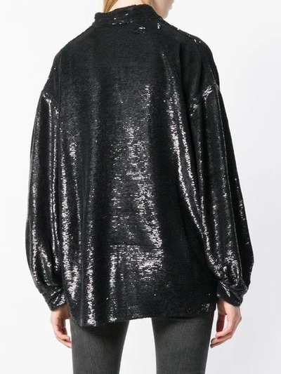 Great sequin oversized blouse