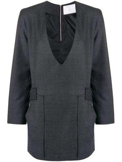 Shop Société Anonyme Tunic Lover Blazer In Grey