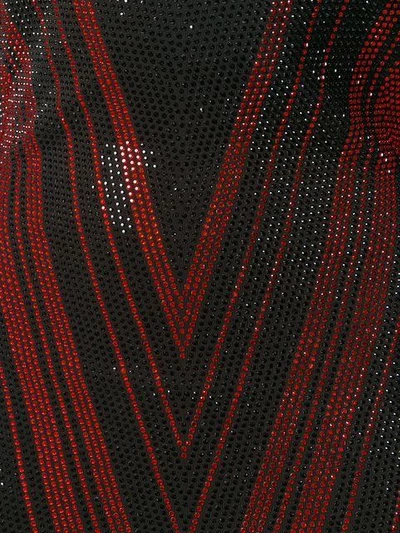 BALMAIN chevron sequin mini-dress 