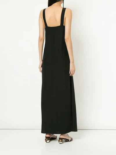 Shop Matin Side Split Dress - Black