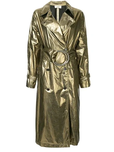 Shop Ports 1961 Metallic Belted Trench Coat