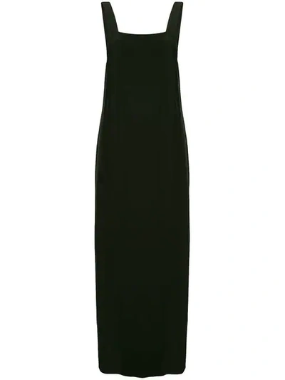 Shop Matin Wide Strap Long Dress - Black