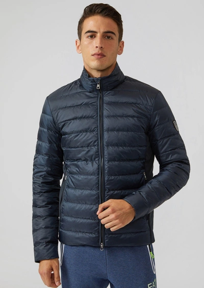 Shop Emporio Armani Puffer Jackets - Item 41840037 In Midnight Blue