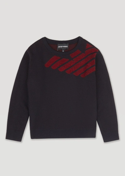 Shop Emporio Armani Sweaters - Item 39906759 In Blue