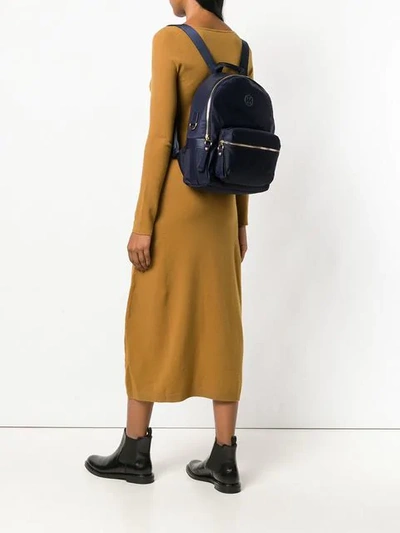 Shop Tory Burch Classic Backpack In 405 Tory Navy
