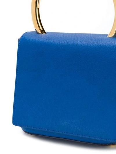 Shop Marni Pannier Shoulder Bag In Blue