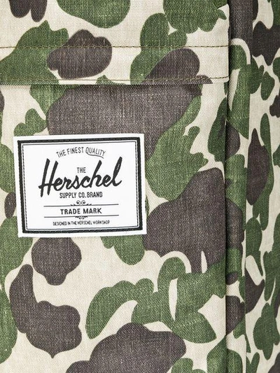 Shop Herschel Supply Co Camouflage Print Suitcase