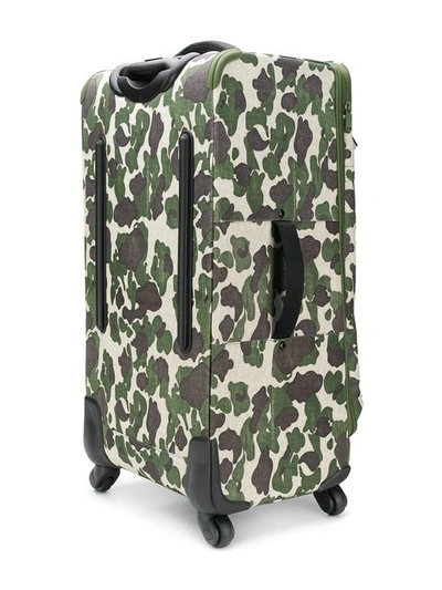 Shop Herschel Supply Co . Camouflage Print Suitcase - Green