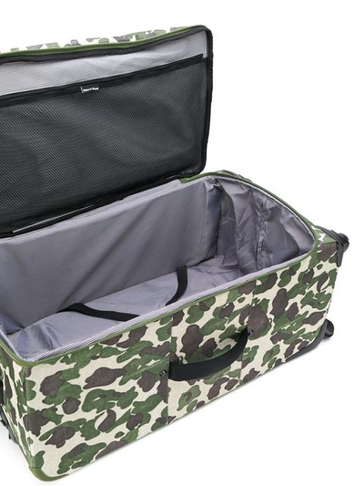 Shop Herschel Supply Co . Camouflage Print Suitcase - Green