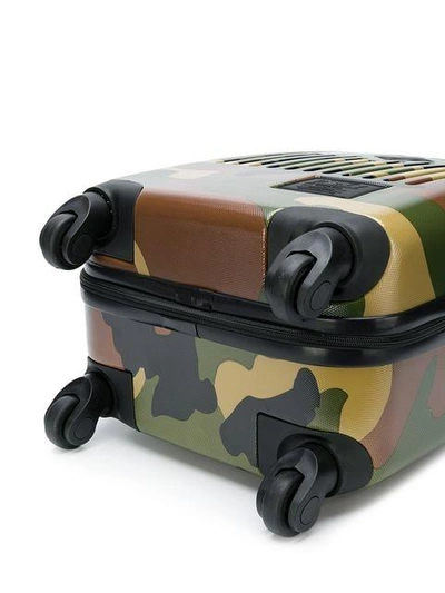 Shop Herschel Supply Co . Camouflage Print Suitcase - Green