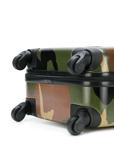 Shop Herschel Supply Co Camouflage Print Suitcase