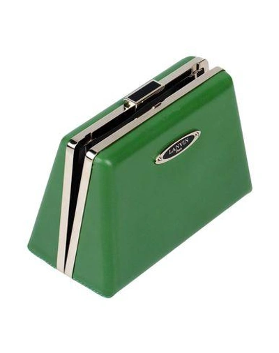 Shop Lanvin Handbags In Green