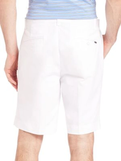 Shop Polo Ralph Lauren Stretch Lightweight Twill Shorts In White