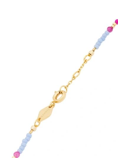 Shop Anni Lu Blue, Pink And Yellow Peppy Gold Plated Bracelet