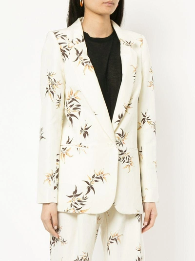 Madryn Bamboo Print Suit Jacket
