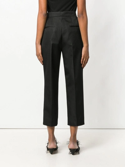 Shop Dolce & Gabbana Cropped High Waisted Trousers