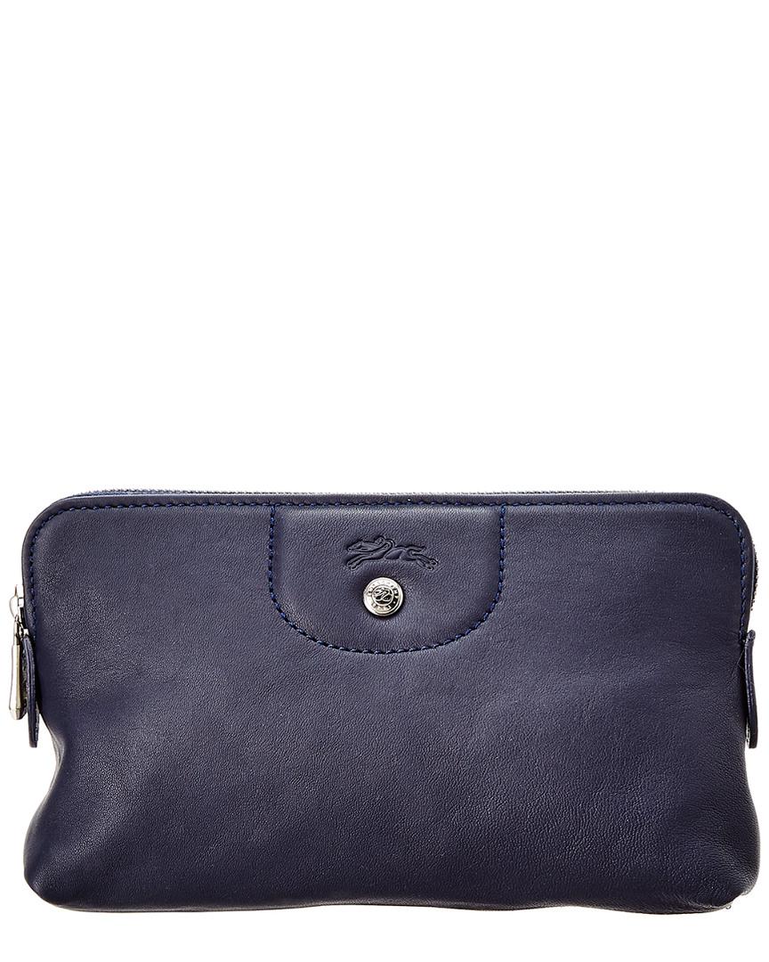 le pliage cuir pouch