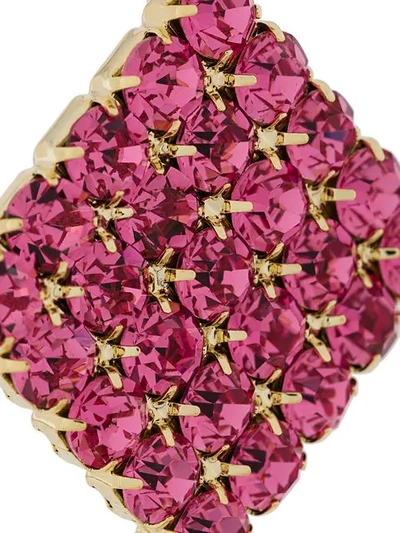 Shop Alessandra Rich Faba Drop Earrings - Pink