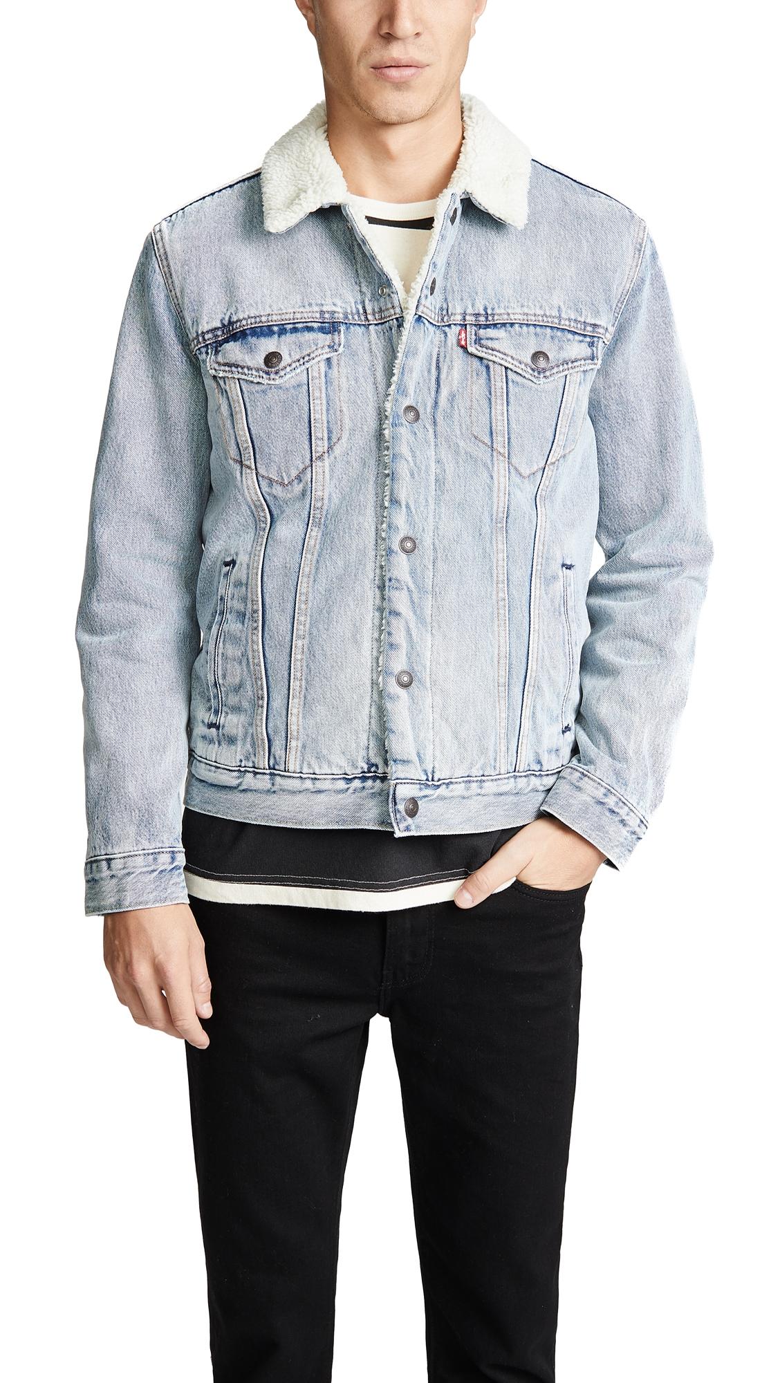 Levi's Type Iii Sherpa Trucker Jacket In Stonebridge | ModeSens