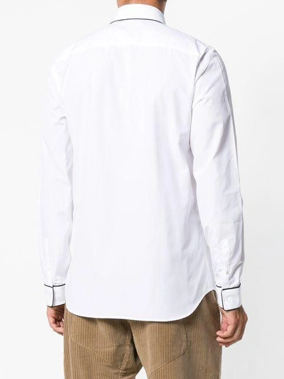 Shop N°21 Contour Striped Shirt In White