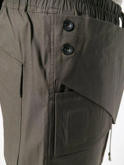 Shop Rick Owens Drkshdw Drawstring Drop-crotch Shorts - Grey