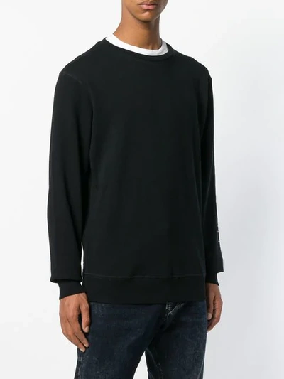 Shop Diesel Loungewear Umlt-willy' Pullover In Black