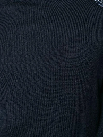 Shop Tagliatore Long Sleeved Sweater - Blue