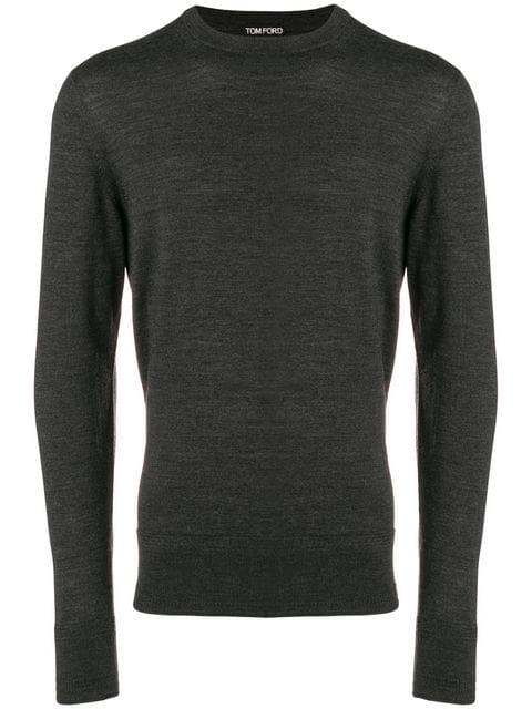 Tom Ford Fitted Jumper - Grey | ModeSens