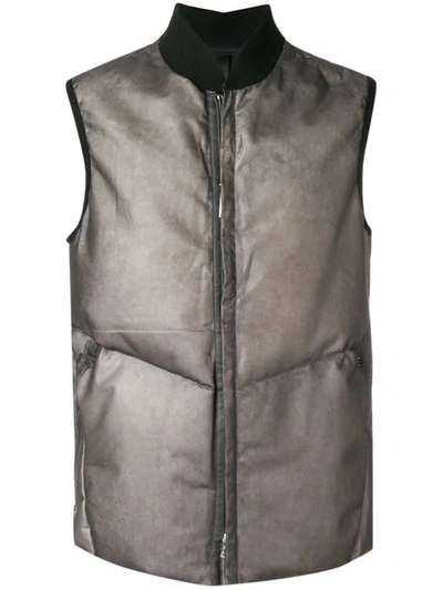 Shop Isaac Sellam Experience Colima Waistcoat In Grey