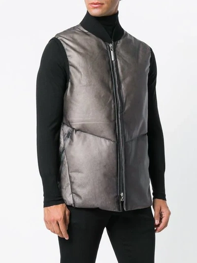 Shop Isaac Sellam Experience Colima Waistcoat In Grey