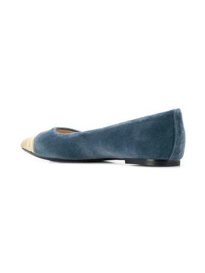 Shop Anna Baiguera Ballerinas Mit Spitzer Kappe In Blue