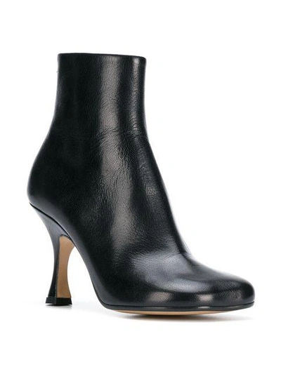 Shop Mm6 Maison Margiela Ankle Boots In T8013 Black