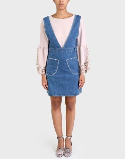 Shop See By Chloé Overalls In Blue