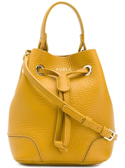 Shop Furla Mini Stacy Bag - Yellow