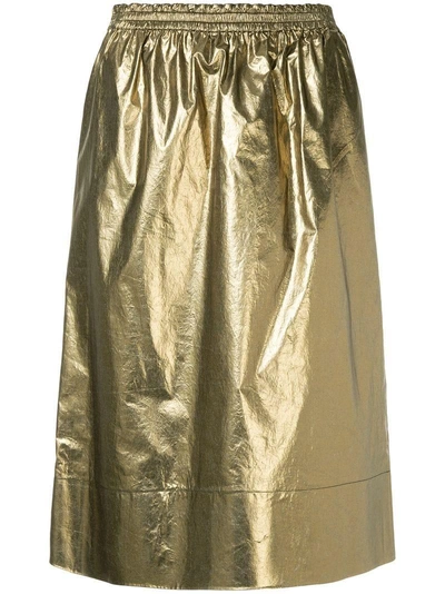 Shop Ports 1961 Metallic Draped Skirt