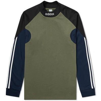 Adidas Originals Adidas Goalie Fleece Sweat In Green | ModeSens