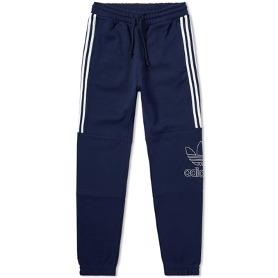 Shop Adidas Originals Adidas Outline Pant In Blue