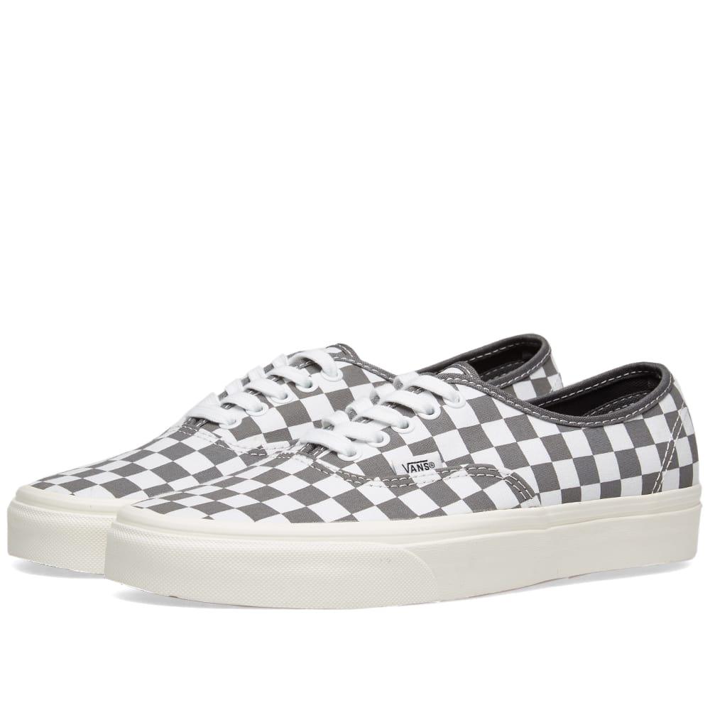 light grey checkered vans