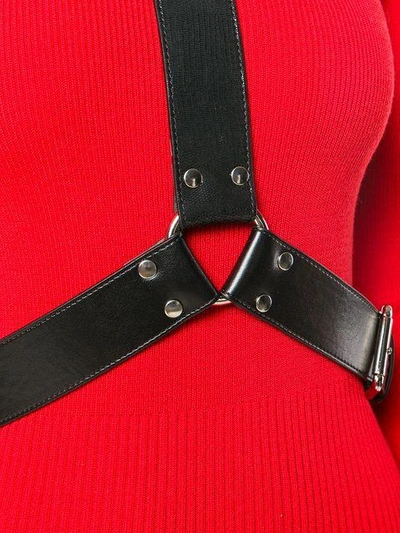 Shop Alyx 1017  9sm Bondage Detail Minidress - Red