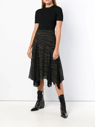 Shop Proenza Schouler Tiger Skirt Dress - Black