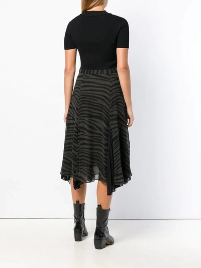 Shop Proenza Schouler Tiger Skirt Dress - Black