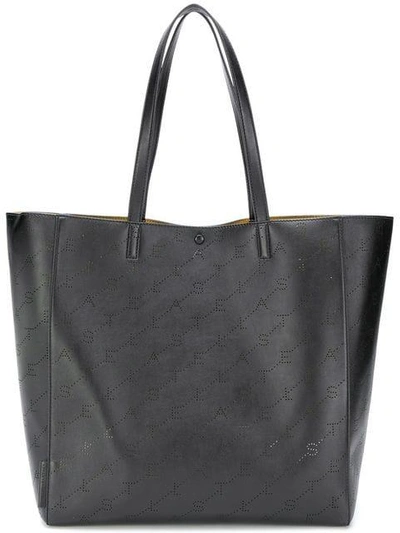 Shop Stella Mccartney Monogram Tote Bag In Black