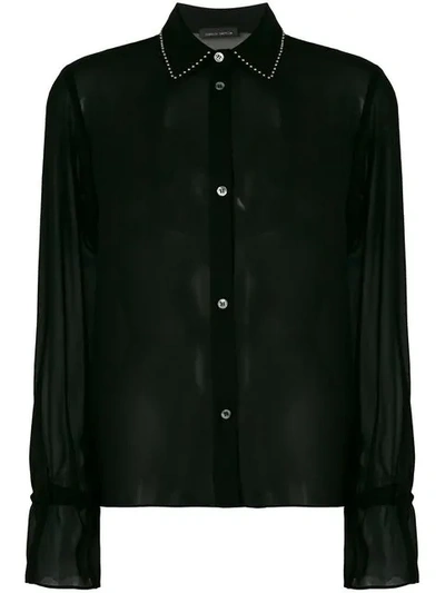 Shop Frankie Morello Hannah Shirt - Black